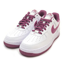 NIKE AIR FORCE 1 07 WHITE/LIGHT BORDEAUX-WHITE DH7561-101画像