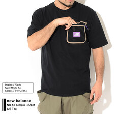 new balance NB All Terrain Pocket S/S Tee MT21510画像