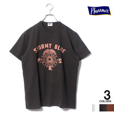 Pherrow's STORMYBLUE ストーミーブルー チェーンステッチ 刺繍 22S-PTP2画像