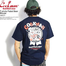 COOKMAN T-shirts Pabst Beer Mouse -NAVY- 221-21082画像