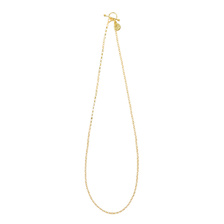 XOLO JEWELRY Round link necklace 24K ALL coating XON006-AG画像
