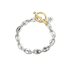 XOLO JEWELRY Caviar link Bracelet -8mm- 24K Parts coating XOB030-PG画像