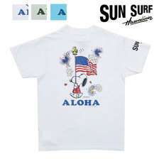 SUN SURF &times; PEANUTS S/S T-SHIRT "FIREWORKS" SS78946画像