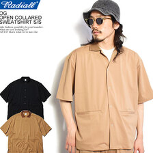 RADIALL OG - OPEN COLLARED SWEATSHIRT S/S RAD-22SS-CUT007画像