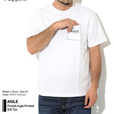 AIGLE Pocket Aigle Printed S/S Tee ZTH071J画像