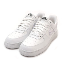 NIKE WMNS AIR FORCE 1 07 ESSENTIAL SUMMIT WHITE/GREY FOG-BLACK DJ9942-100画像