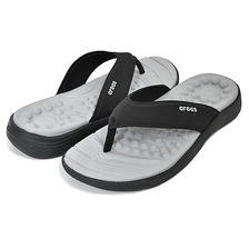 crocs REVIVA FLIP M BLACK/BLACK 205715-060画像