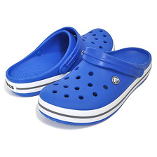crocs CLOCBAND BRIGHT COBALT/CHARCOAL 11016-4JN画像