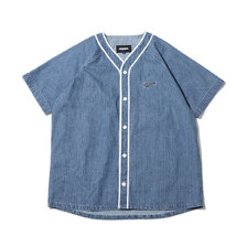 atmos DENIM BASEBALL SHIRT INDIGO MAT22-S029SH-ID画像