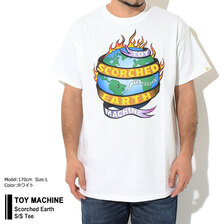 TOY MACHINE Scorched Earth S/S Tee TMSCST5画像