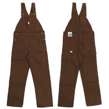 HEAD LIGHT 9oz. BROWN DUCK OVERALLS HD42317画像
