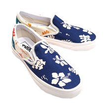VANS CLASSIC SLIP ON 98DX ANAMEIM FACTORY PACK aloha VN0A5KX8AWD画像