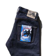 SAMURAI JEANS スペシャル限定 インディゴxブラック荒影モデル S520XX18OZ-SB画像