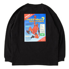 APPLEBUM JUST FOR WORM L/S Tee BLACK画像