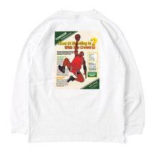 APPLEBUM JUST FOR WORM L/S Tee WHITE画像