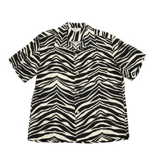 STAR OF HOLLYWOOD HIGH DENSITY RAYON OPEN SHIRT - ZEBRA - SH38877画像