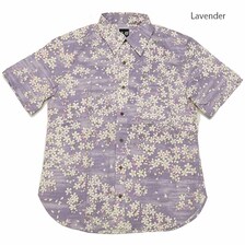 衣櫻 Lot.SA-1468 サザンクロス素材 半袖レギュラーシャツ "霞舞桜"画像