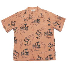 STAR OF HOLLYWOOD DOBBY COTTON OPEN SHIRT SH38885画像