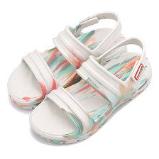 HUNTER W BLOOM ALGAE FOAM MARBLE SANDAL White WFD4037EVA-WHT画像