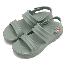 HUNTER W BLOOM ALGAE FOAM SANDAL Sweet Gale Green WFD4036EVA-SWG画像