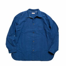 SUGAR CANE 4.5oz. INDIGO WORK SHIRT SC28939画像