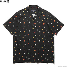 ROARK REVIVAL JOURNEY CALAVERA S/S WOVEN - COMFORT FIT (BLACK) RWJ821画像