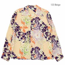 SUN SURF L/S RAYON HAWAIIAN SHIRT "ROYAL FLOWER" SS28783画像