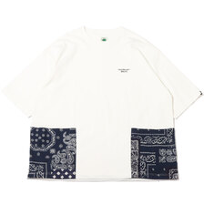 atmos &times; ELEPHANT BRAND PAISLEY POCKET TEE MAT22-S011TS画像
