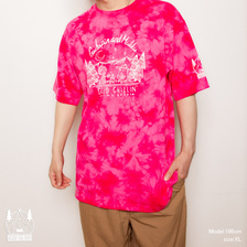 HTML ZERO3 &times; Gachapin&Mukku Good Chillin Tie Dye S/S Tee T599画像