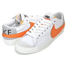 NIKE BLAZER LOW 77 JUMBO white/alpha orange-grey fog DN2158-100画像