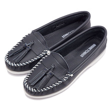 MINNETONKA TASSEL MOCCASIN NAVY 209TJ画像