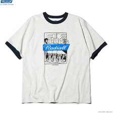 RADIALL BEER - CREW NECK T-SHIRT S/S (OATMEAL) RAD-22SS-TEE008画像