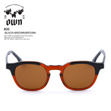 OWN #06 BLACK&times;BROWN/BROWN OW-06BKBR-BR画像