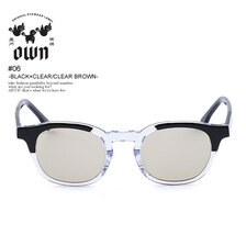 OWN #06 BLACK&times;CLEAR/CLEAR BROWN OW-06BKCL-CBR画像