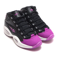 Reebok QUESTION MID CORE BLACK/AUBERGINE/PURE GRAY GX0240画像