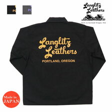 Langlitz Leathers ヘビーウエイトTCウェザー 長袖 ワーク シャツ プリント LLS-001 TYPEA画像