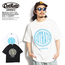 CUTRATE CUTRATE BEACH CITY CA DROPSHOULDER S/S T-SHIRT CR-22SS014画像