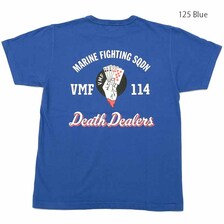 Buzz Rickson's S/S T-SHIRT "VMF-114 DEATH DEALERS" BR78987画像
