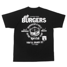 RHC Ron Herman AMERICAN FOODS Burgers Tee BLACK画像