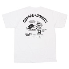 RHC Ron Herman AMERICAN FOODS Coffee&Donuts Tee WHITE画像