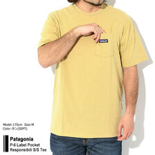 patagonia P-6 Label Pocket Responsibili S/S Tee 37406画像