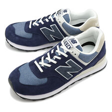 new balance ML574RE2 NAVY画像