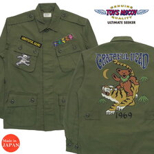 TOYS McCOY JUNGLE FATIGUE JACKET SHORT VER. GRATEFUL DEAD TMJ2207画像