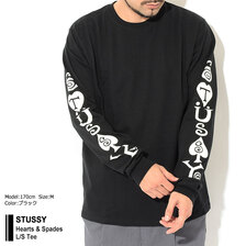 STUSSY Hearts & Spades L/S Tee 1994775画像