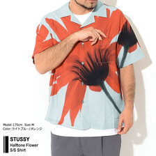 STUSSY Halftone Flower S/S Shirt 1110230画像
