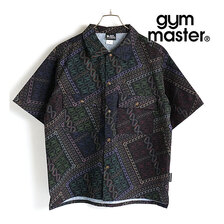 gym master 総柄シアサッカーシャツ G821607画像