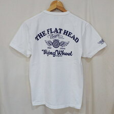 THE FLAT HEAD T-SHIRT - FLYING WHEEL FN-THC-028画像