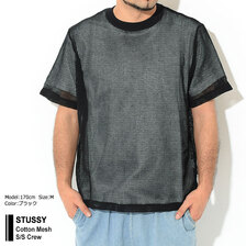 STUSSY Cotton Mesh S/S Crew 1140291画像