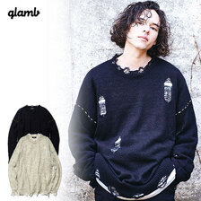 glamb Heavy Damaged Knit GB0322-KNT02画像