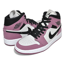 NIKE WMNS AIR JORDAN 1 MID SE light mulberry/black DC7267-500画像
